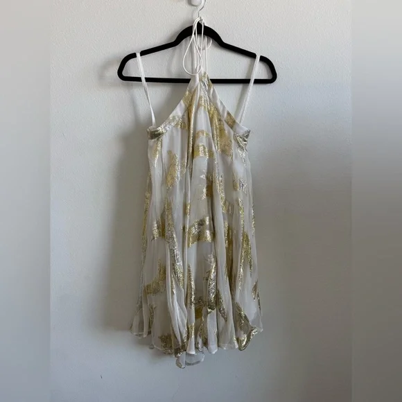 pinnacle halter swing mini dress Pinnacle by Shruti Sancheti Halter Swing Mini Dress